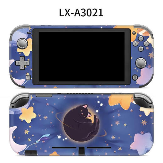 Sulong E-Sports adapté aux autocollants Nintendo Switch Lite Switchlite Pain Machine Stickers NSL Film Pain Stickers Accessoires Mini [A3291] Couleurs personnalisées Autocollants 3M Matériau sans colle Nintendo Switch Lite