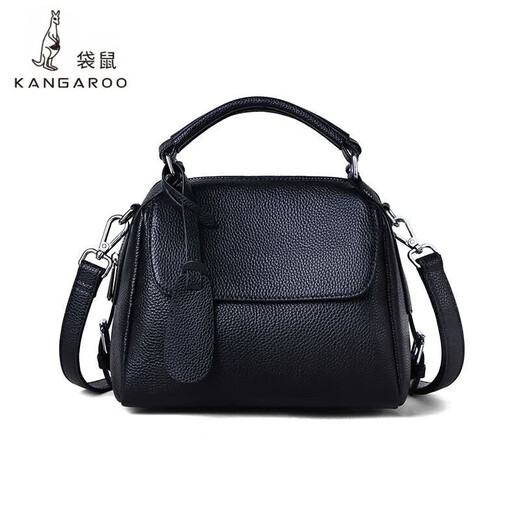 Kangaroo first layer cowhide bag women's bag new fashion original temperament versatile genuine leather large capacity portable shoulder crossbody bag