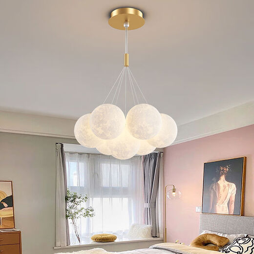 Salon LED Restaurant principal Nordic Creative Cream Style Chandelier Chandelier Plafon de plafond Ensemble de maison de maison entièrement