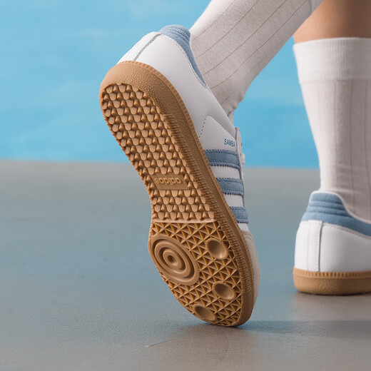 阿迪达斯 （adidas）三叶草女鞋 2025秋季新款运动鞋时尚复古T头鞋SAMBA OG W休闲鞋 JS1391 35.5