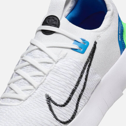耐克（NIKE）跑步鞋男鞋2025年夏季新款运动鞋FREE RN赤足公路缓震轻便休闲鞋 FB1276-104白色黑蓝绿 39