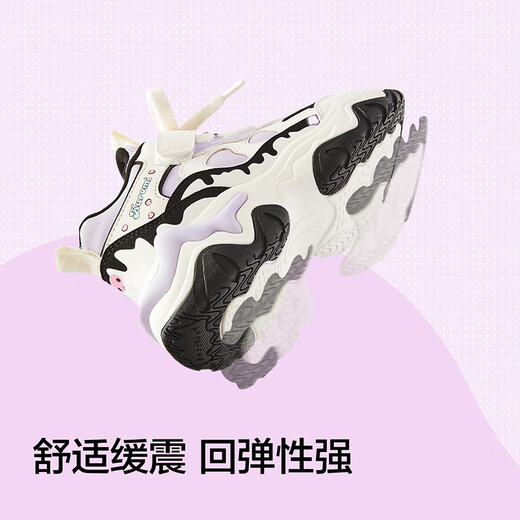 Balabala children's shoes children's sports shoes girls 2025 autumn and winter dad shoes Kuromi IP jogging shoes 208425140001