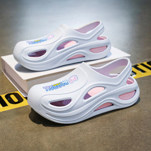 Girls Baotou Sandals 2025 Summer New Children's Non-Slip Soft Soled Beach Shoes for Middle-aged and Older Girls to Wear Sandals Green 33