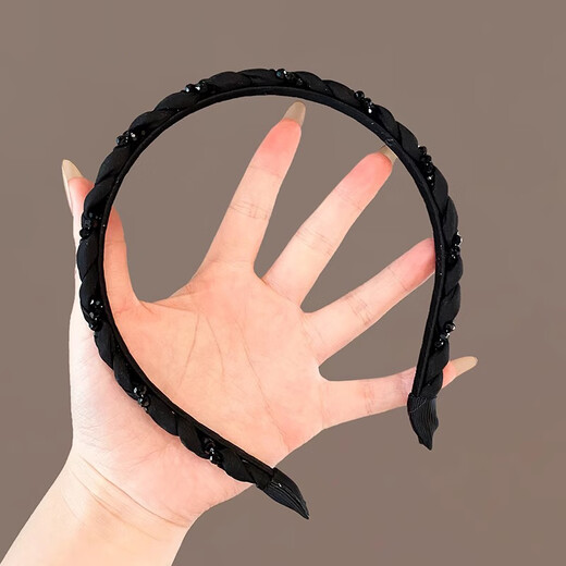 Kamalun (KAMALUN) headband light luxury women's style 2025 new braided headband fashionable going out headwear high cranial pressure hairpin for girlfriend headband + brand gift box