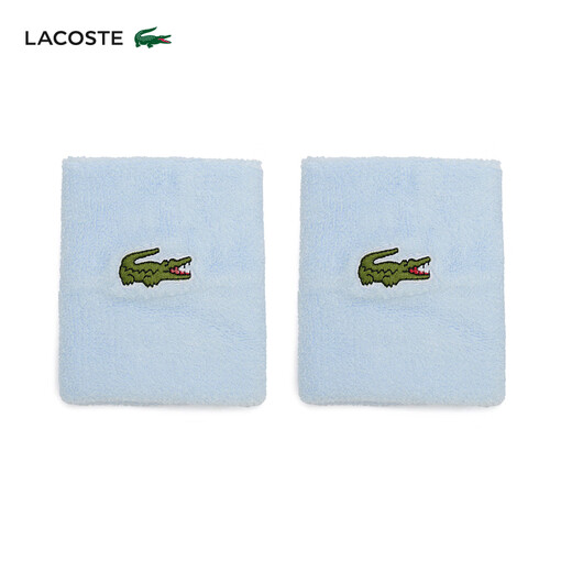 LACOSTE (French Crocodile) Couple Model 25 Spring New Fashion Sports and Versatile Comfortable Wristguards RL9272 T01/Light Blue