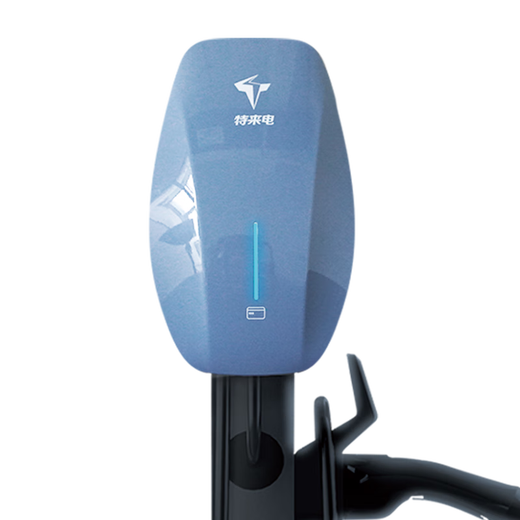 TELD TELD 7kW AC charging pile for home use. Free 0m basic installation adapter for Tesla model 3/y. Ideal Volkswagen ID zero running world m7 card swiping version. Technology Blue