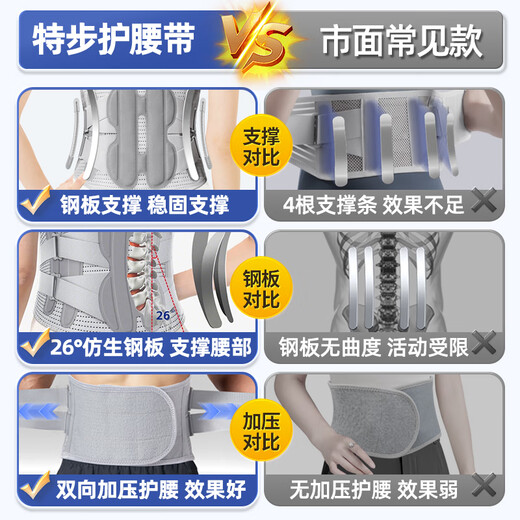 
XTEP (XTEP) waist belt lumbar disc herniation lumbar muscle strain medical exercise special long-term seat support waist belt surround men and women
