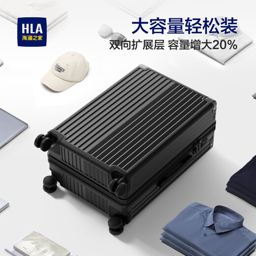 Hailan Home Trunk für Männer und Frauen 20-Zoll-Bordkennwortbox Reißverschluss Trolley Hülle Koffer weiß und modisch Gletscherblau-Reißverschluss [einjährige Garantie] 20-Zoll [Can-Board] 1-3 Tagen Reise Tage