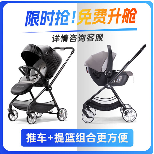 Ekobebe Infant Carrycot Safety Seat Newborn Carrycot Baby Sleeping Cart Car Safety Carrycot 0-15 Months Starry Sky Gray Carrycot - [ADAC Standard Test]