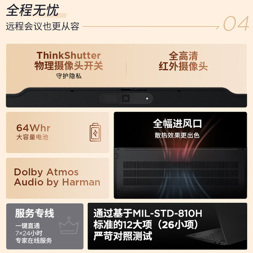 ThinkPad National Subsidy 20% Lenovo E16 Super Edition Laptop Business Office Student Thin and Light Book Intel Core 5 220H 16G 1T 2.5K Black