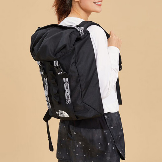 Le sac à dos confortable Universal North Face Sac à dos Polyester sac à dos Hommes et femmes couple noir noir