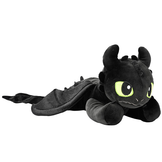 POTDEMIEL How to Train Your Dragon Toothless Plush Doll as a New Year's Eve New Year's Day Gift for Girls Night Fury Large Sleeping Doll