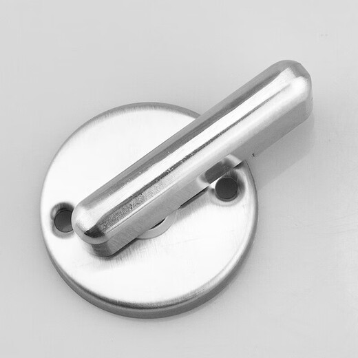 Hesdig JG-1917 stainless steel partition lock toilet door lock partition door buckle with unmanned indicator lock public toilet hardware accessories C type flat door lock (3 sets/piece) Jingcang flash delivery