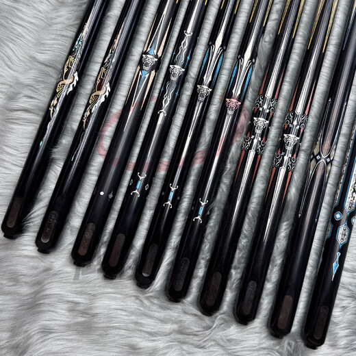 Yebao billiard cue new Shenbing G1 g2345 Shijiaban 6 Chinese black 8 American nine-ball small head through billiard cue G1 video selection does not guarantee refund