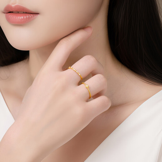 SPRIN SPRIN gold ring. Give it as a gift and wear it yourself. Heart beats. No. 13 circle.