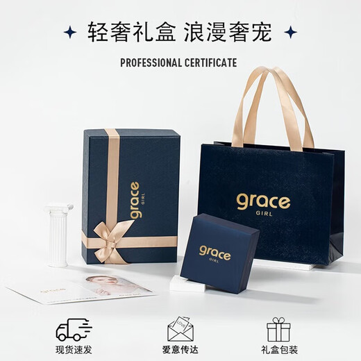 Grace Girl 18K Gold Diamond Pony Necklace for Women New Zodiac Horse Zodiac Year Jewelry Valentine's Day Birthday Gift for Girlfriend 18K Gold Diamond Necklace to Make Money Now