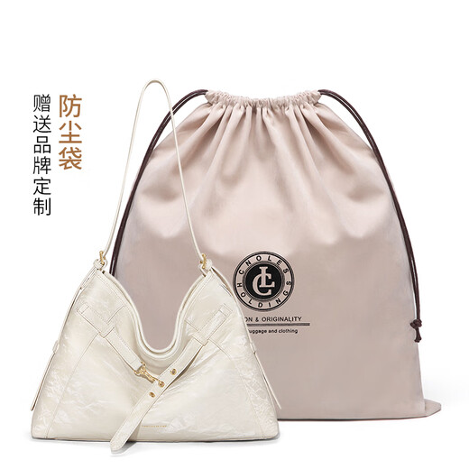 Cnoles Tote Bag Women's 2025 Último capacidad de gran capacidad Crossbody Bag Bag White White Day de San Valentín