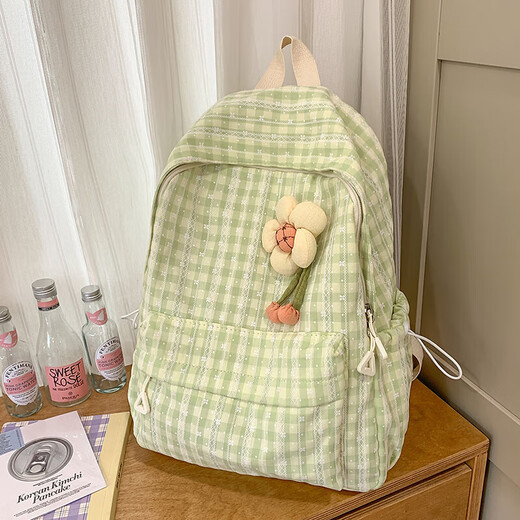 Sac à dos pour les femmes de nouveau sac école au collège de style coréen pour femmes Junior High School Canvas Sac décontracté de voyage polyvalent sac à dos rose foncé
