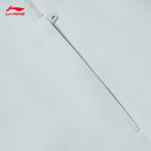 Толстовка на молнию Li Ning Женская 25 осенний фитнес -капюшон кардиган модный модный модный модный случай повседневного спорта Top AWDVC32