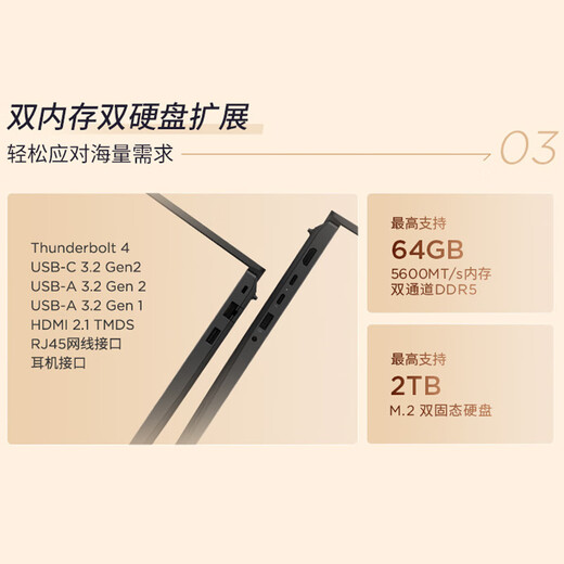 ThinkPad National Subsidy 20% Lenovo E16 Super Edition Laptop Business Office Student Thin and Light Book Intel Core 5 220H 16G 1T 2.5K Black