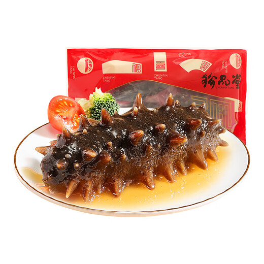 Zhenpintang Dalian ready-to-eat sea cucumbers ready to eat fresh sea cucumbers individually packaged seafood aquatic products gifts for elders Dalian bottom-sown sea cucumbers ready to eat 4 Jin Jin equal to 0.5 kg 56-64 pieces