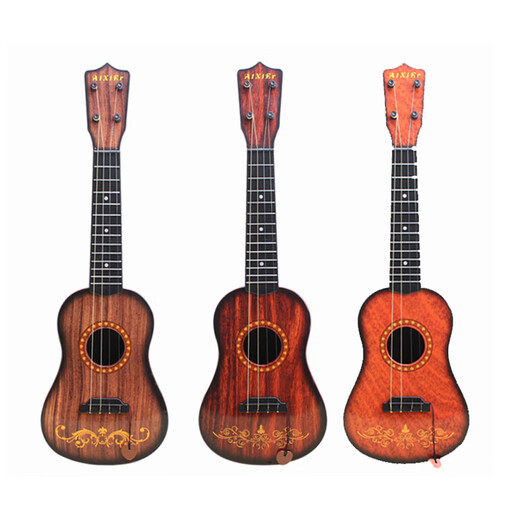 
Yamaha (YAMAHA) Children's Guitar Toys Ukulele can play simulated musical instruments for boys and girls beginners music piano baby gifts Medium orange and yellow 42CM high + pick + simple tutorial