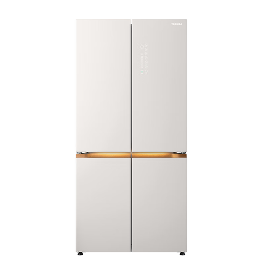 Refrigerador TOSHIBA Cross Cuatro puertas Capacidad de elevación 600 Totalmente integrado Atomizado Preservación, esterilización y desodorización de productos frescos Fabricación rápida de hielo Refrigerador grande inteligente para el hogar GR-RF631WI-PG1 Yuzhisha