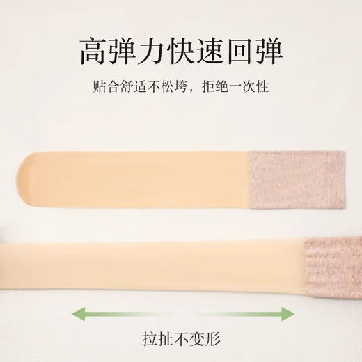 昙蓓漫空调护膝丝袜女不下滑长筒袜子到大腿夏季薄款防勾丝过膝盖的丝袜 空调护膝丝袜【肤色3双】防勾丝 均码 （建议60-170斤）