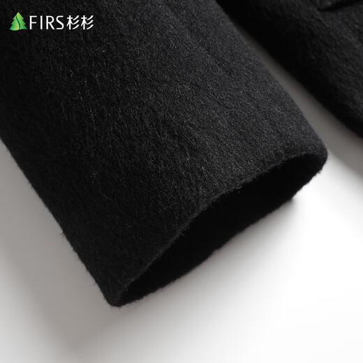 Shanshan 90% goose down cashmere sheep wool woolen coat men's long detachable down gallbladder business windbreaker jacket