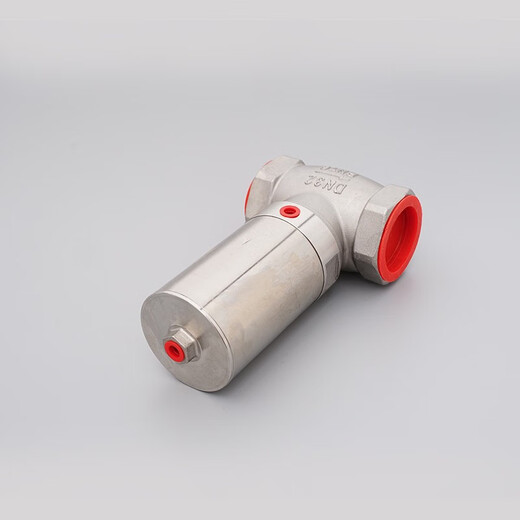 Q22HD stainless steel T-shaped angle seat valve pneumatic shut-off valve/vacuum shut-off valve compact vacuum valve DN15250 DN65 2.5 inch T-shaped normally closed