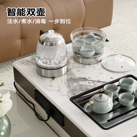 CHEERS marble mobile coffee table combination 2025 new high-end living room home tea table tea table Chivas Regal CJ182