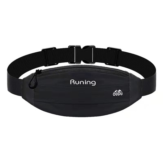 JCZS sports waist bag women's running mobile phone bag men's waterproof summer mobile phone artifact fitness invisible light morning running belt sports handbag black arm and wrist dual use
