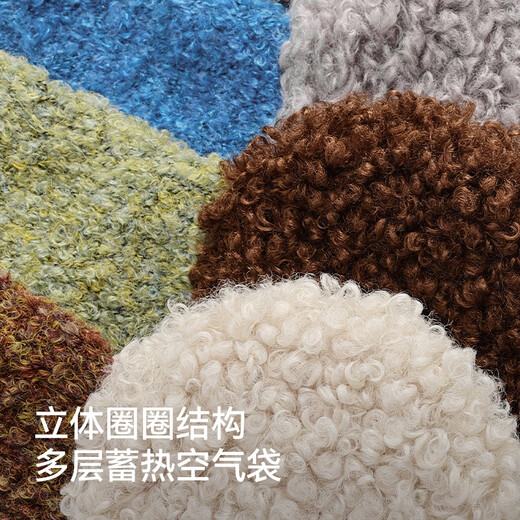 GOLOVEJOY耳罩冬女耳暖护防风防寒耳朵套毛绒保暖耳包耳捂子韩版耳帽 蓝灰【韩系简约/保暖防风】