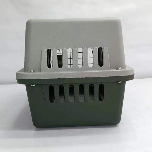 Shiganu Cat Empty Cage Pet Flight Box Dog and Cat Traveling Container Large Portable New Dark Green Large Handle No. 1 Box Length 48.5cm Width 32cm Height 30cm
