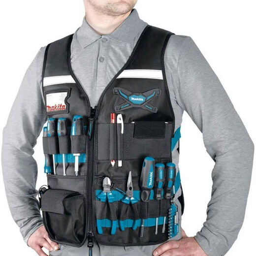 
Makita MAKITA Multi-functional Tool Kit Driver Bag Hanging Hammer Hook Working Vest Thermal Cup Electrician Waist Bag E-05212E-15279