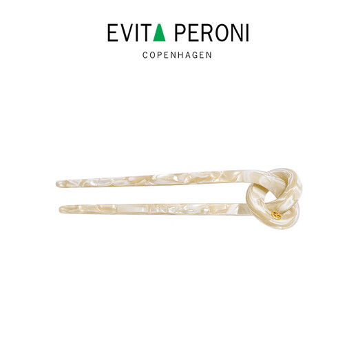 Evita Peroni's new high-quality acetate hairpin U-shaped hairpin for women, dazzling golden brown