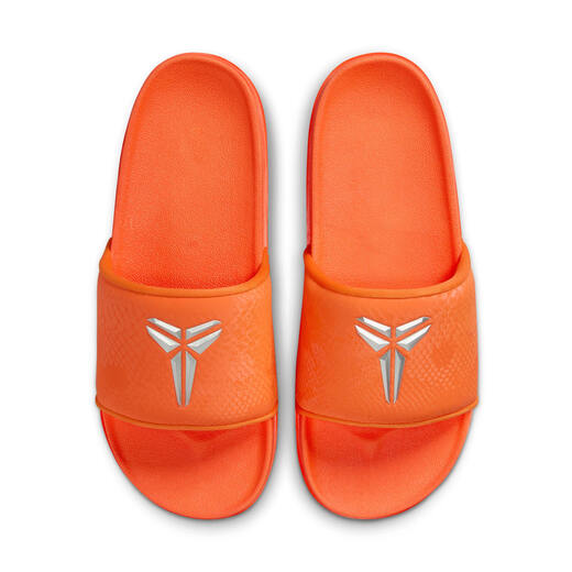 Nike Kobe Men's Cushioning Slippers Grabbing Indoor Official NIKE KOBE OFFCOURT IF2870 800 Striking Orange/Metal Silver 44