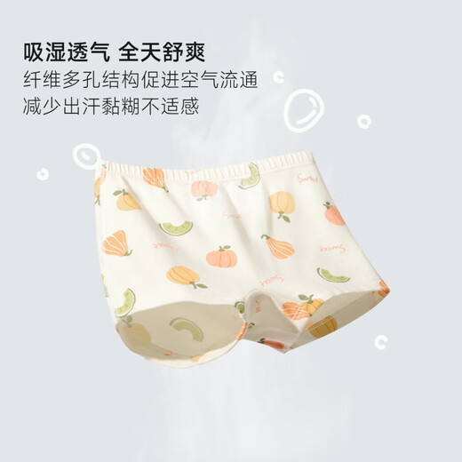 Nido Bear Girls' Underwear Modal Cotton Summer Thin Children's Boxer Underwear Ice Wire Medium Large Children's Boxer Shorts TB1389+TB1391(Package) 4 110 [Suggested weight 18-25 Jin [Jin equals 0.5 kg]]