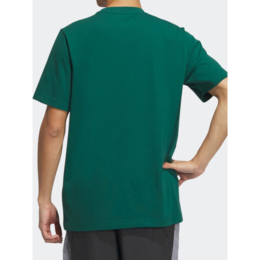 Adidas Camiseta de algodón de algodón de algodón de algodón de algodón de manga de verano de manga corto para hombres
