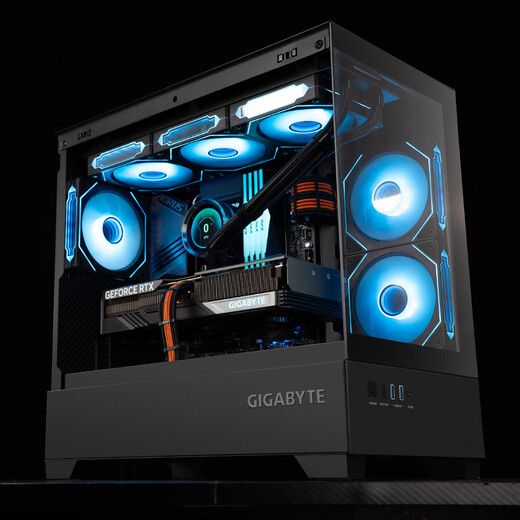 Gigabyte AMD Ryzen 7 9800X3D/RTX5080/5070Ti/RX9070XT e-sports game sea view room X870M family bucket desktop computer host thousand frames e-sports six R7 9800X3D丨RTX5070Ti