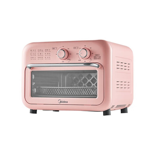 Midea household multifunctional electric oven with mechanical control, professional baking, easy operation, baking cakes and breads PT12X3, hot air baking and frying 12L