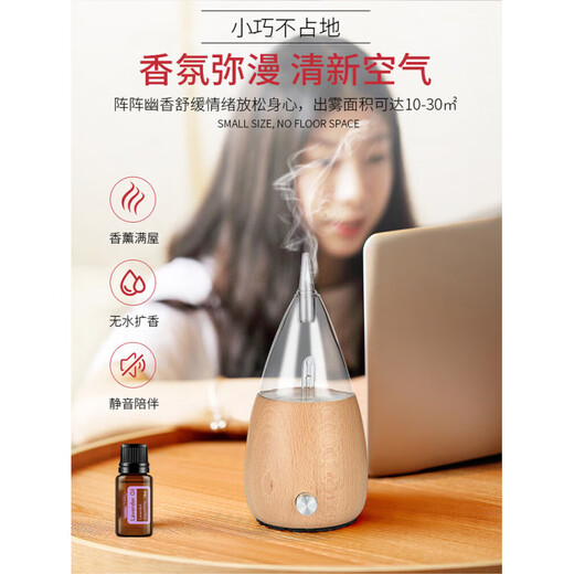 Shantou Lincun pure essential oil cold incense diffusion furnace household negative ion atomized aromatherapy nasal static incense waterless aromatherapy machine pure essential oil diffuser elbow shape to deliver essential oils