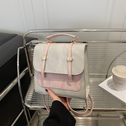 2025 Design Neues vielseitiges, modisches, leichtes, einfaches Rucksacknische -Handtasche, weiß, kein Anhänger
