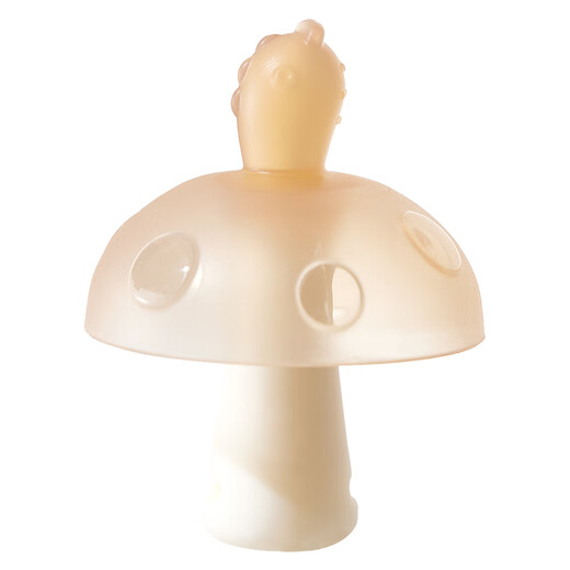 HOY BELL Manhattan hand ball baby toy silicone chewable teether for babies 3 to 6 months old rattle 0-1 years old small mushroom teether