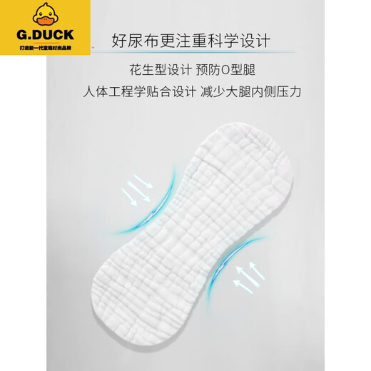 G.DUCKKIDS新生婴儿纱布尿布婴儿可洗纯棉尿布片尿戒子宝宝尿片介子布夏季 【4条小号防水防侧漏款】 4条装 4-10斤拍小号/4-24斤拍大号 以体