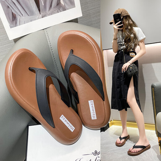 Belle Flip Flops Damen 2025 Neue Sommerfuß-Clip Outdoor-Anti-Rutsch-Fitnes Outdoor Anti-Smoothing Beach Slipper Frauen im Freien Anti-Odor 3882 Grüne einfache Hausschuhe Frauen im Freien im Freien 36_Size 35 Fuß 35 Fuß-Hausschuhe Frauen im Freien im Freien im Freien im Freien, hohe Vorverdienung von Frauen im Freien für Frauen im Freien