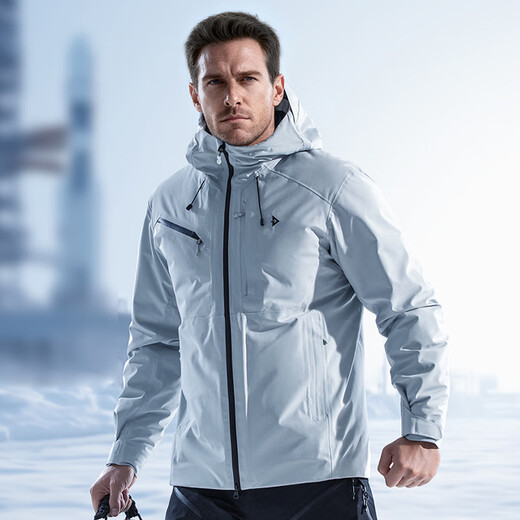 Dragon Ya II Hidden Flying Shark Down Three-in-One Jacket Commuting Comfortable Casual Jacket Sports Outdoor Windproof Jacket Extreme Night Black S 170/92A 120-140Jin Jin is equal to 0.5 kg