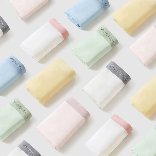 YEEHOO 7A antibacterial traceless mulberry silk children's underwear, skin-friendly and close-fitting pants for girls