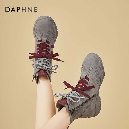 Дафна (Дафна) Наружное альпинизм Martin Boots For Women 2025 Осенью Новый Толстый торжественный и универсальный повседневный шнур