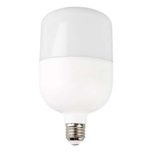 Pinjian warm light led bulb e27 screw socket high brightness yellow and white light cylindrical bulb lamp factory canteen shopping mall energy-saving light bulb 20w 3000k warm light